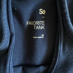So Favorite Tank Top in Navy